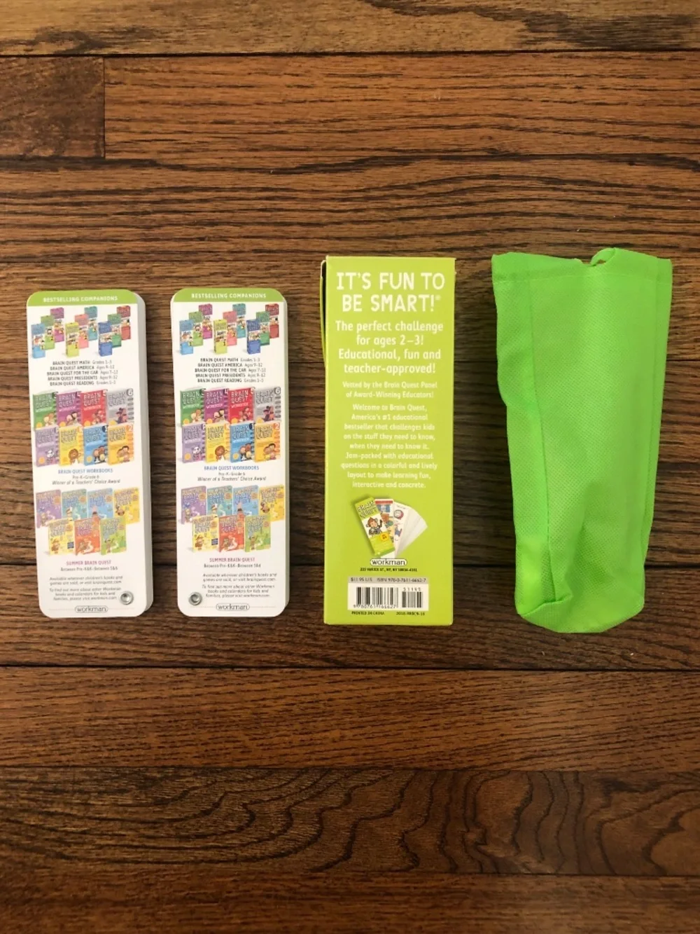 Brain Quest Question & Answer Cards, My First (Ages 2-3) & For Threes (Ages 3-4)